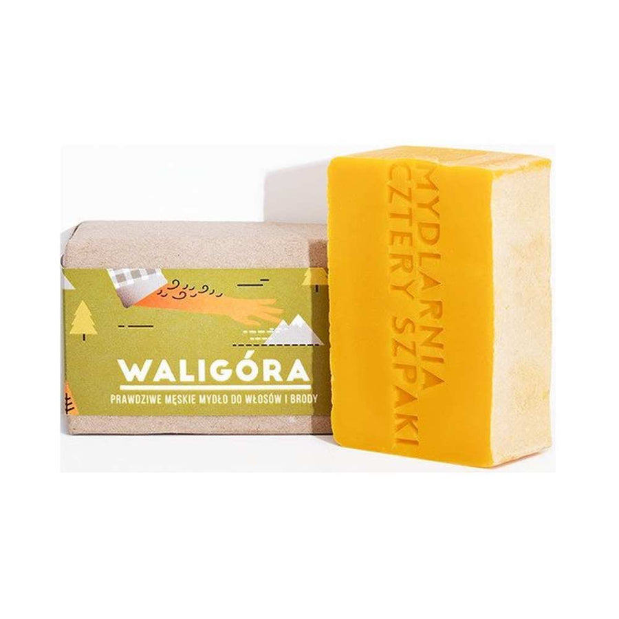 Naturalne mydło do włosów i brody Cztery Szpaki Waligóra